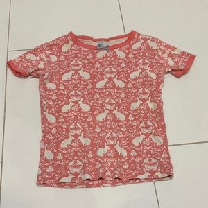 Mini Boden bunny Kids Pink cotton Print T-Shirt 7